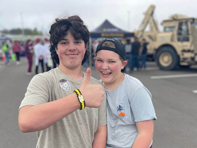 Sandy Creek Students Participate in Public Safety and Armed Forces Expo
